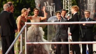 Speeches at the Harry Potter premiere