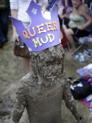 Kathryn was crowned Queen of the Mud
