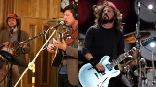 Mumford and Sons and the Foo Fighters