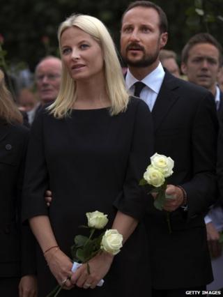 Norway' Crown Princess Mette-Marit and Crown Prince Haakon
