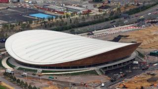 The London 2012 velodrome