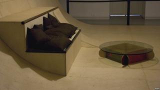 Seating area and coffee table