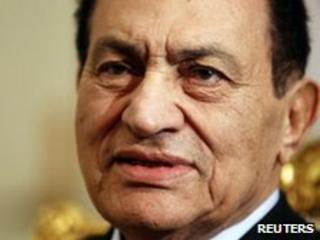 Egypt's former president, Hosni Mubarak