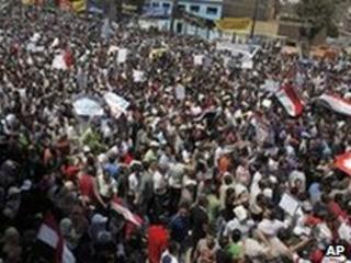 Egyptian protesters