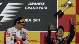 Sebastian Vettel & Jensen Button
