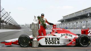 Dan in 2005 with his racing car