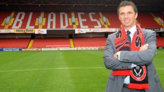 Gary Speed at Sheffield United