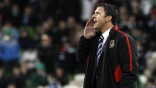 Gary Speed as Wales manager