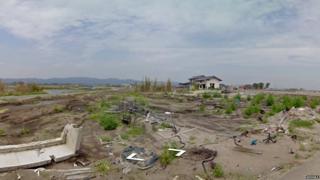 Flattened farmland
