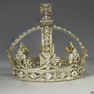 Queen Victoria's small diamond crown