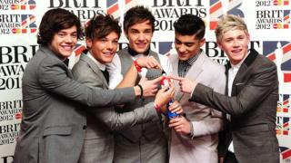 One Direction at the Brits