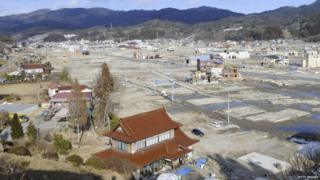 The city of Kesennuma cleared of rubble.
