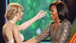Nickelodeon Kids' Choice Awards 2012 - Taylor Swift and Michelle Obama