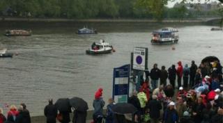 Boats in River Thames