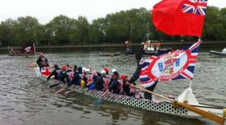 Boats in River Thames