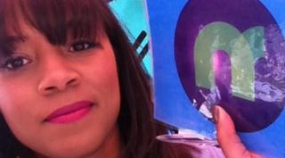 Leah with Newsround scripts