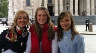 Hayley with Lizzy and Ellen
