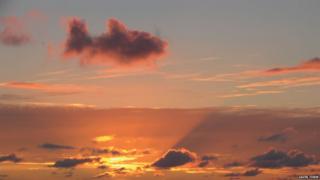 Fish shaped cloud in the sky - by Gavin Tobin