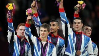 Men's gymnastics team win bronze