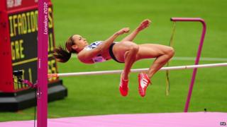 Jess Ennis is competing in the heptathlon