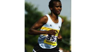 Mo Farah, June 2002
