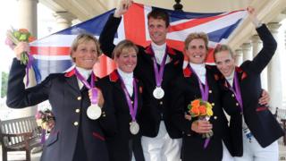 Equestrian silver medallists