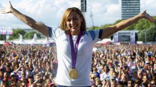 Heptathlete Jessica Ennis