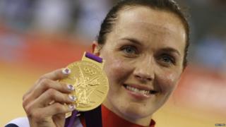 Cyclist Victoria Pendleton
