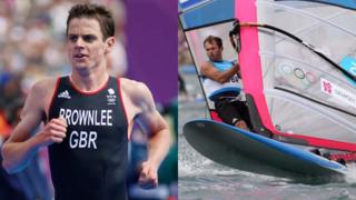 Jonathan Brownlee and Nick Dempsey