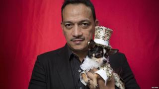 Owner with Chihuahua