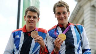 Jonathan and Alistair Brownlee