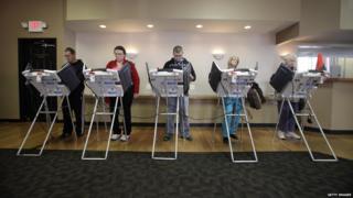 Voters cast their ballots in Toledo, Ohio