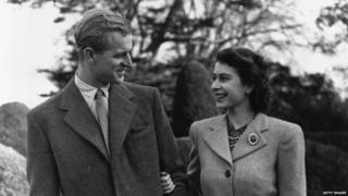 Queen and Duke in 1947