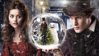 Doctor Who Christmas special 2012 with Matt Smith and Jenna-Louise Coleman.