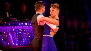 Kimberley Walsh dances the tango
