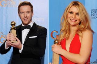 Damian Lewis and Claire Danes