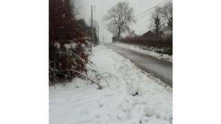 Snowy street