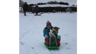 snowy hill