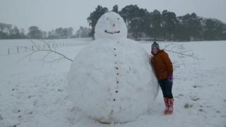 Giant snowman