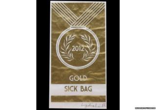 Gold sick back with Olympic logo on the side