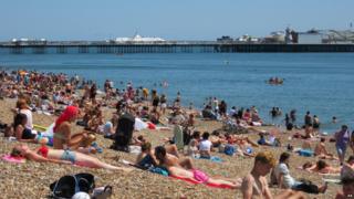 Brighton beach