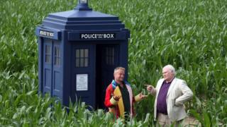 Former Doctors Tom Pearcy and Colin Baker