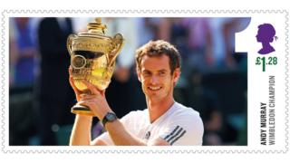 Stamp of Andy Murray