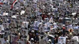 Muslim Brotherhood supporters