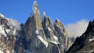 Cerro Torre mountain peaks