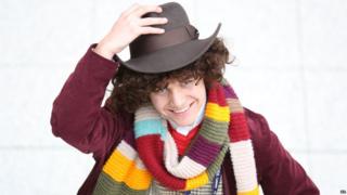 Billy dressed as one of the Doctors