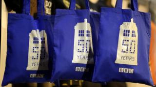 Doctor Who shopping bags