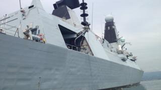 Royal Navy ship HMS Daring