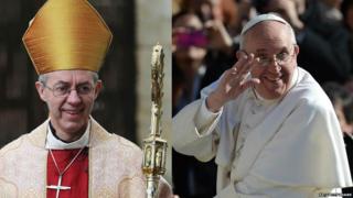 Archbishop of Canterbury and Pope Francis