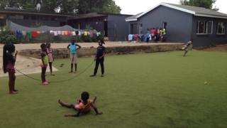 CHildren playing in South Africa